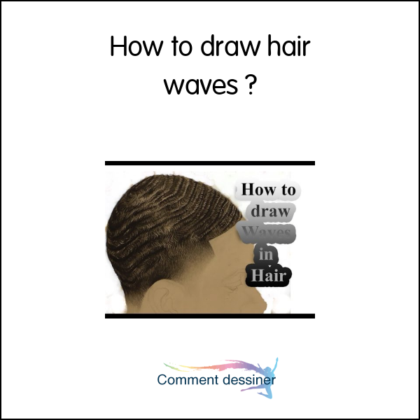 How to draw hair waves How to draw
